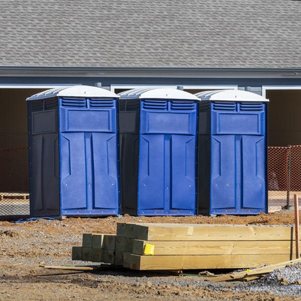 how do you dispose of waste after the portable toilets have been emptied in Justice